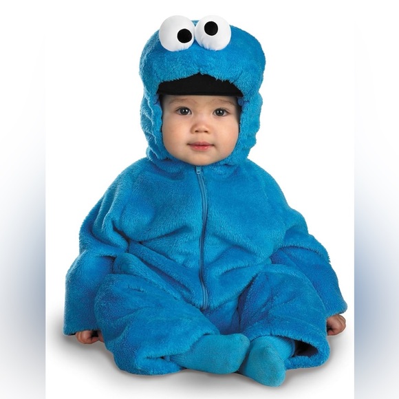 Sesame Street Other - NWT Sesame Street 12-18M 12M 18M Blue Cookie Monster Infant Costume
